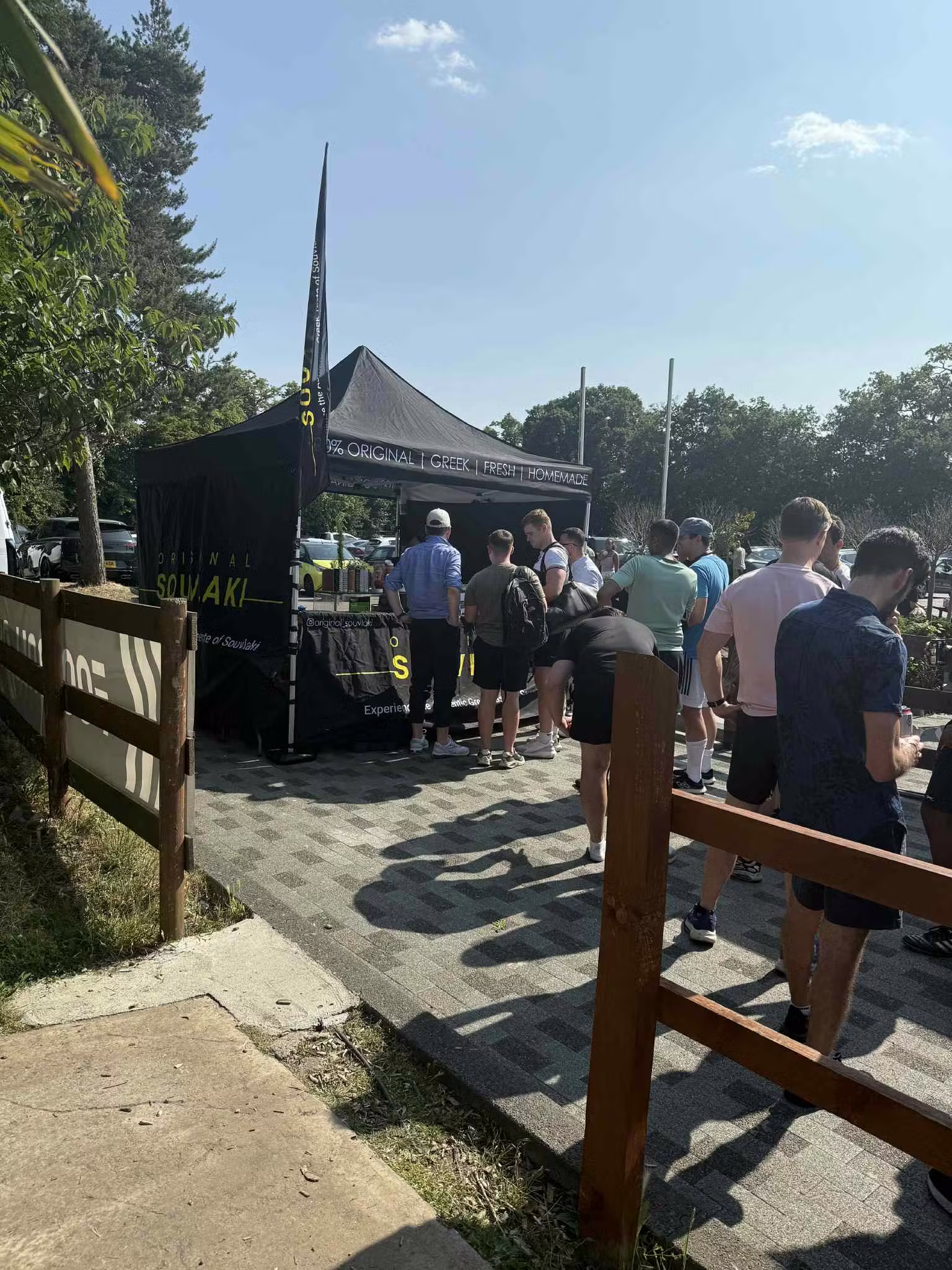 Corporate catering setup