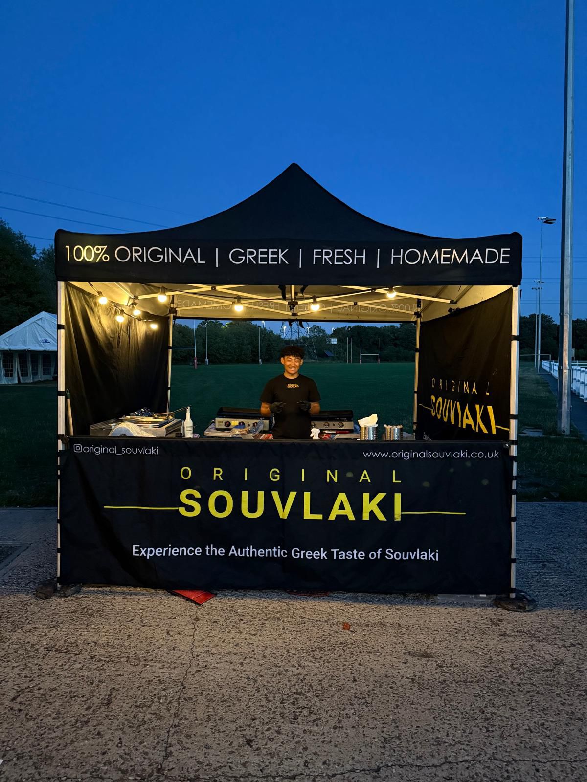 Corporate catering setup